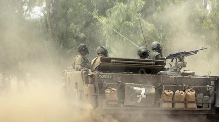 Video thumbnail: PBS NewsHour Gaza invasion: What's the latest on the ground offensive?