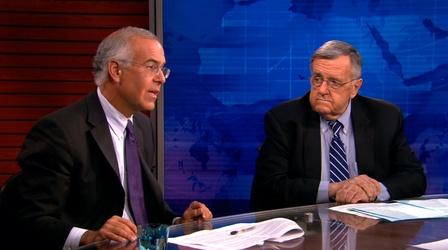 Video thumbnail: PBS NewsHour Shields and Brooks on the border crisis, Mideast violence