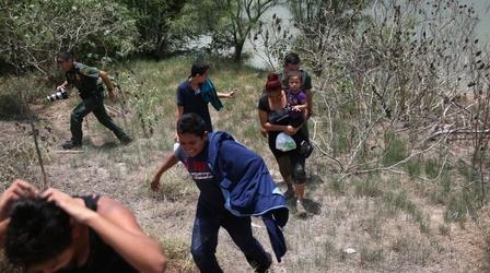 Video thumbnail: PBS NewsHour What's next for people caught entering the US illegally?