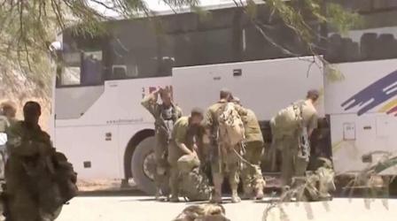 Video thumbnail: PBS NewsHour Israeli army removes bulk of troops from Gaza