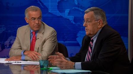 Video thumbnail: PBS NewsHour Shields and Brooks on Iraq reluctance, Nixon’s legacy