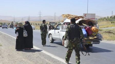 Video thumbnail: PBS NewsHour Panic consumes Iraqi Kurdistan as residents flee for safety