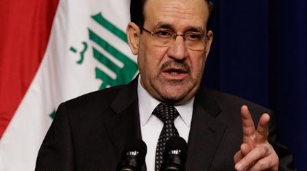 Video thumbnail: PBS NewsHour Maliki resignation clears way for new government
