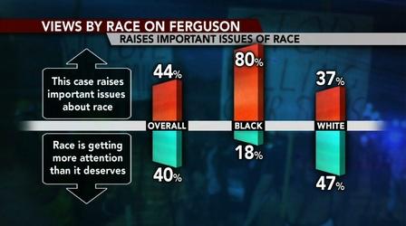 Video thumbnail: PBS NewsHour Public opinions on Brown killing show division by race