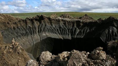 Video thumbnail: PBS NewsHour Behind the mysterious holes in Siberia