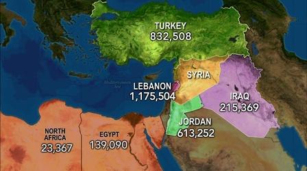 Video thumbnail: PBS NewsHour 3 million Syrian refugees strain neighboring countries