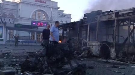 Video thumbnail: PBS NewsHour Ukraine military facing 'overwhelming odds'