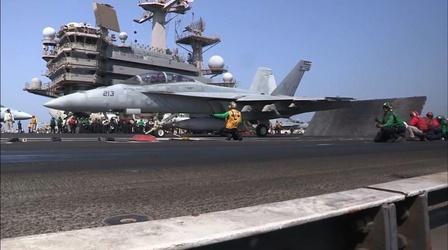 Video thumbnail: PBS NewsHour Obama expected to expand Islamic State offensive into Syria