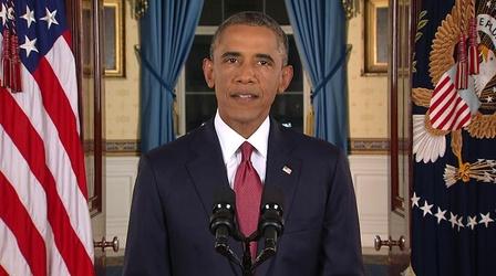 Video thumbnail: PBS NewsHour Watch Obama address the nation on the Islamic State group