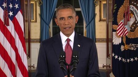 Video thumbnail: PBS NewsHour Obama's four-point plan for action against Islamic State