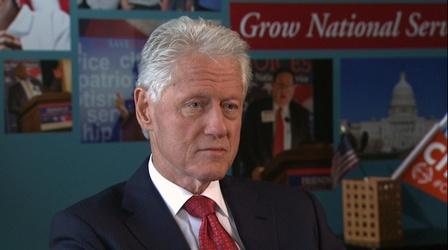 Video thumbnail: PBS NewsHour Clinton: I’m not sure we’ll ever eliminate domestic violence