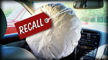 Video thumbnail: PBS NewsHour Automakers recall 14 million cars for exploding airbags