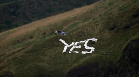Video thumbnail: PBS NewsHour Scottish independence vote too close to call on election eve