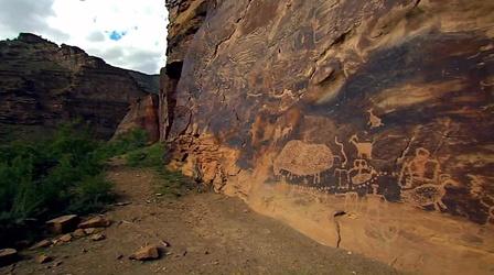 Video thumbnail: PBS NewsHour Utah archaeological site becomes protest site