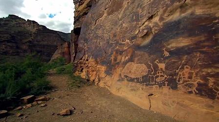 Video thumbnail: PBS NewsHour Utah archaeological site becomes protest site