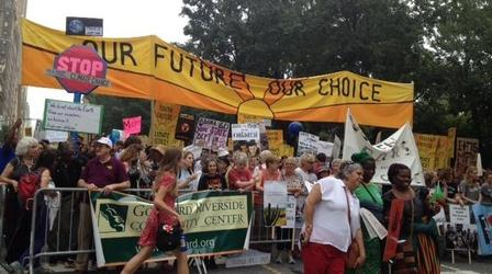 Video thumbnail: PBS NewsHour People's Climate March turnout shows people want action