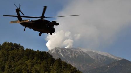 Video thumbnail: PBS NewsHour Fears of another volcanic eruption rattle Japan