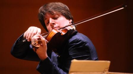 Video thumbnail: PBS NewsHour Violinist Joshua Bell turns train station into concert hall