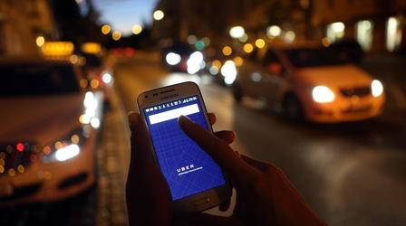 Video thumbnail: PBS NewsHour Is the traditional taxicab an endangered species?
