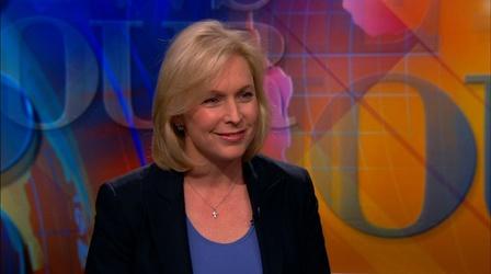 Video thumbnail: PBS NewsHour Gillibrand on why she's content staying in the Senate