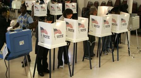 Video thumbnail: PBS NewsHour Can political outliers pull out victories in purple states?