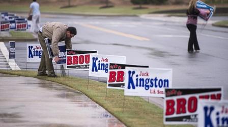 Video thumbnail: PBS NewsHour Two newcomers vie for Georgia’s open Senate seat