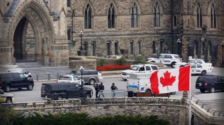 Video thumbnail: PBS NewsHour Rare shooting in Ottawa prompts questions about shooter