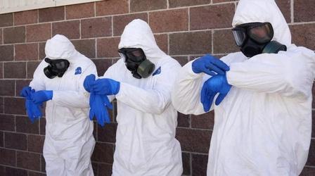 Video thumbnail: PBS NewsHour Dissecting the dangers of contracting Ebola