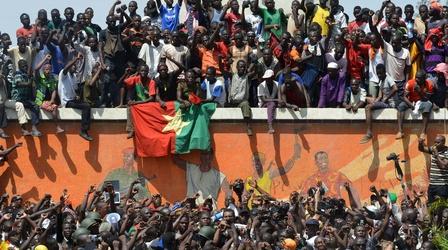 Video thumbnail: PBS NewsHour Will Burkina Faso inspire more power shifts around Africa?