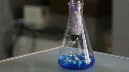 Video thumbnail: PBS NewsHour How mini sponges could save lives on the battlefield