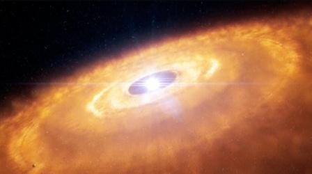 Video thumbnail: PBS NewsHour ALMA telescope spots planet birth in 'milestone' discovery