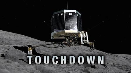 Video thumbnail: PBS NewsHour Scientists who dared to land on a comet score a touchdown