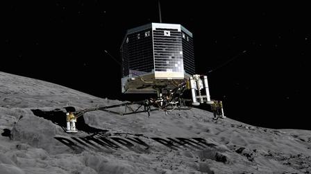 Video thumbnail: PBS NewsHour Science is ‘bonus’ after ambitious but bouncy comet landing