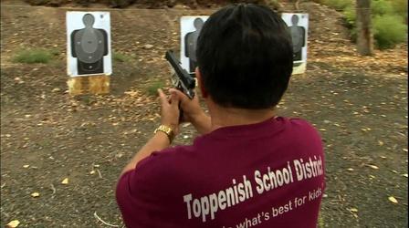 Video thumbnail: PBS NewsHour Will arming school administrators protect students?
