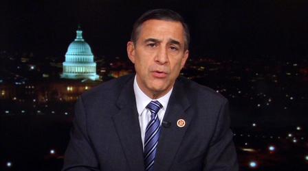 Video thumbnail: PBS NewsHour Rep. Issa questions the legality of Obama’s action