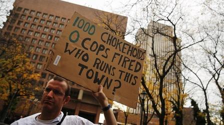 Video thumbnail: PBS NewsHour How will NYPD respond to the Eric Garner grand jury verdict?