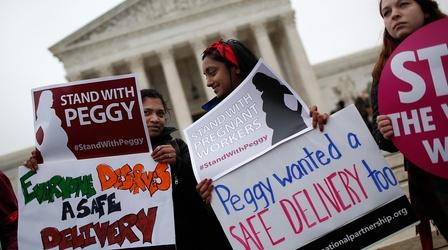 Video thumbnail: PBS NewsHour Court weighs special considerations for pregnant workers