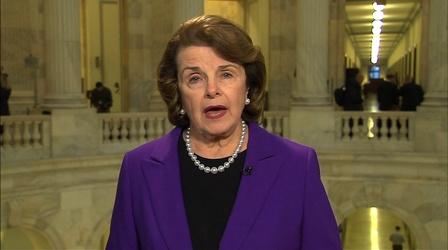 Video thumbnail: PBS NewsHour Feinstein: ‘Torture doesn’t work’ is takeaway of CIA report