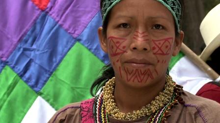 Video thumbnail: PBS NewsHour Peru’s indigenous people call for environmental protections