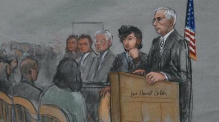Video thumbnail: PBS NewsHour View of death penalty is key to jury selection for Tsarnaev