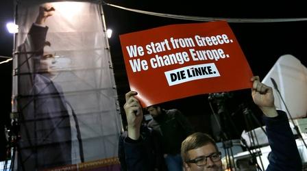 Video thumbnail: PBS NewsHour Greek anti-austerity party claims decisive victory