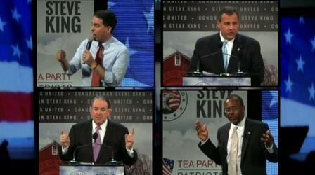 Video thumbnail: PBS NewsHour 2016 hopefuls aim for early buzz at GOP meetings