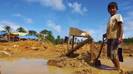 Video thumbnail: PBS NewsHour Unearthing toxic conditions in the gold mining industry