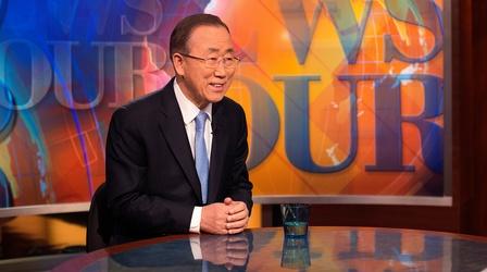 Video thumbnail: PBS NewsHour Ban Ki-moon on preventing terror by protecting human rights