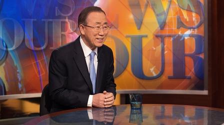 Video thumbnail: PBS NewsHour Ban Ki-moon on preventing terror by protecting human rights