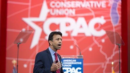 Video thumbnail: PBS NewsHour Foreign policy fires up crowd at CPAC