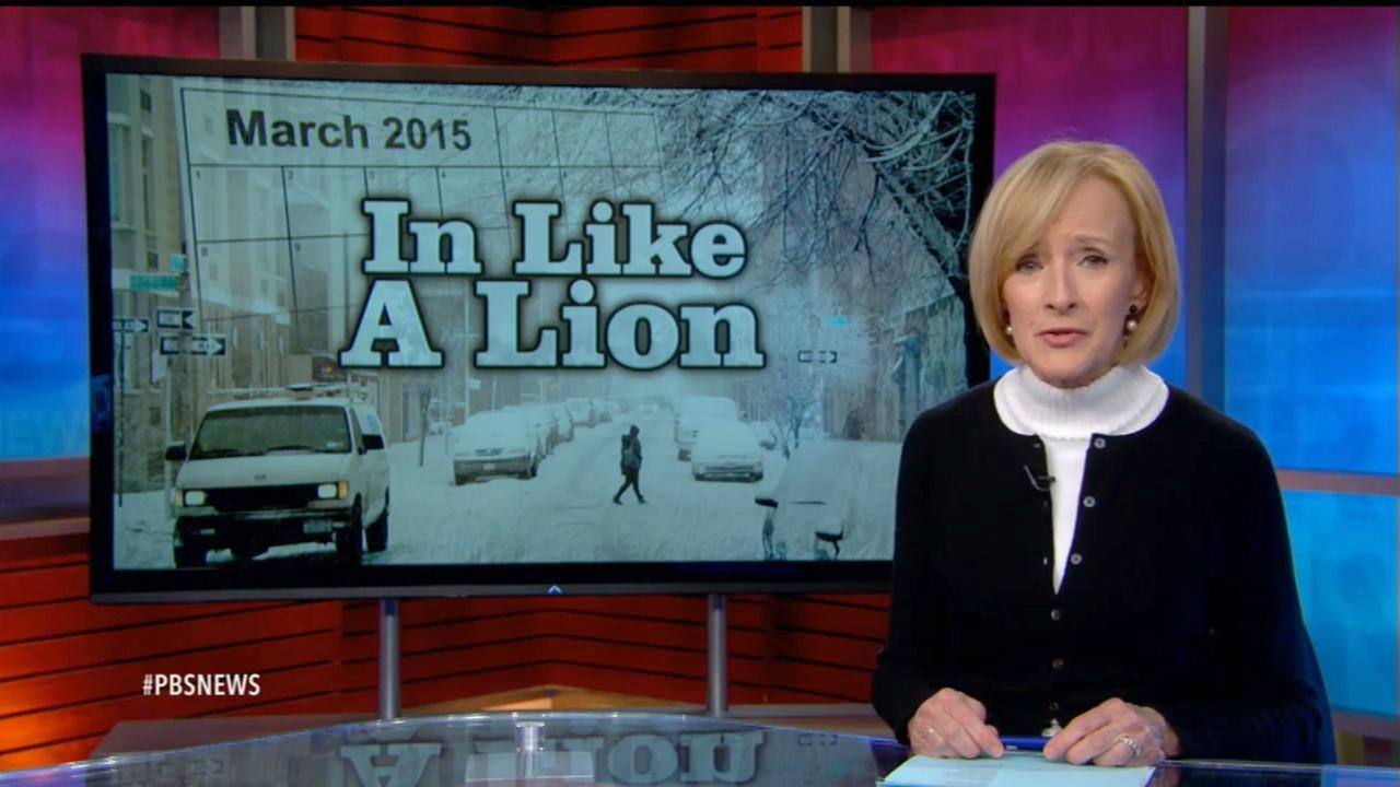 News Wrap: March storm grounds flights, closes roads