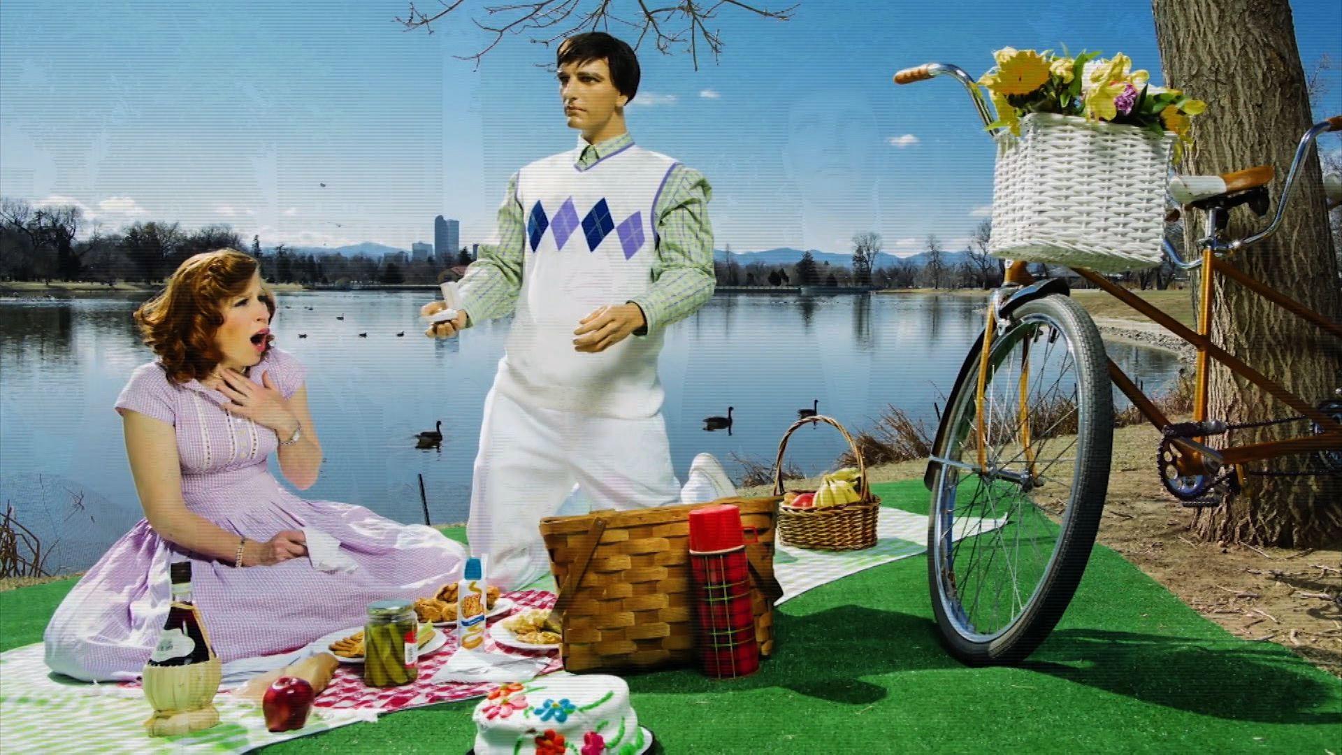Fashioning the perfect family photo...with mannequins
