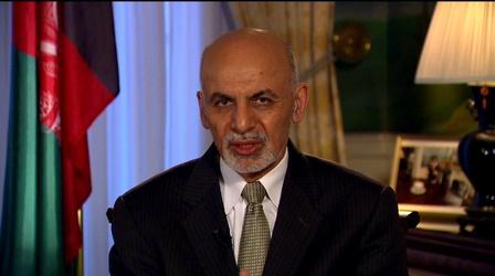 Video thumbnail: PBS NewsHour Afghan President Ghani: Partnership with U.S. ‘revitalized’