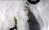 An avalanche rescue caught on camera
